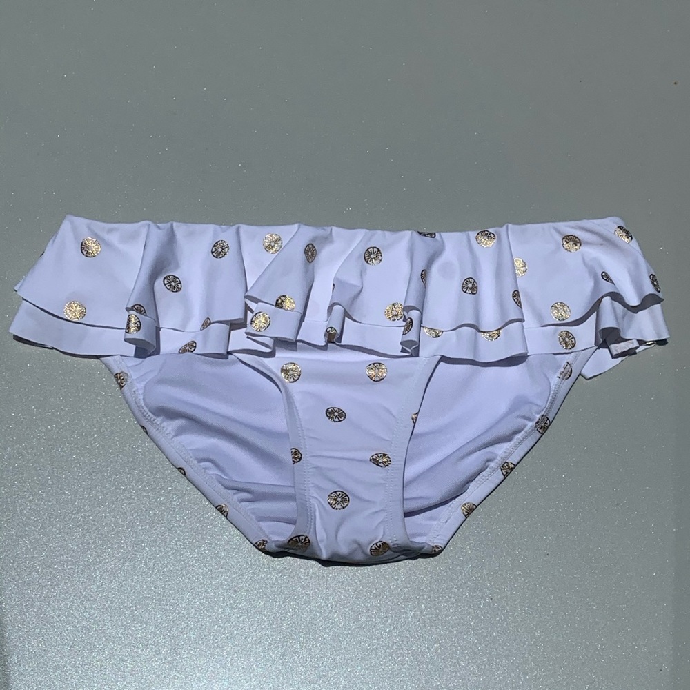 New Lilly Pulitzer Cassia Ruffle Bikini Bottom Sz2